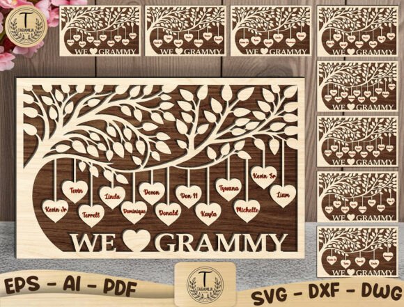 Download Personalized Family Tree Sign Laser Cut - Family tree sign Collection
