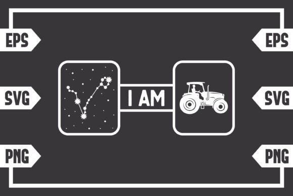 Download Pisces Star Sign and Guy Driving Tractor - Star Collection