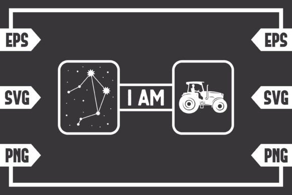Download Libra Star Sign and Guy Driving Tractor. - Star Collection