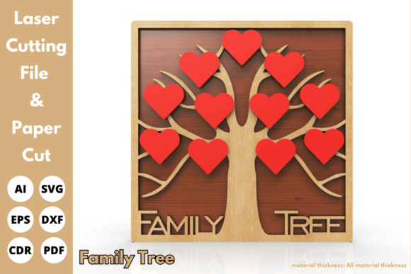 Download Multi Layer Family Tree Sign, Laser Cut - Family tree sign Collection